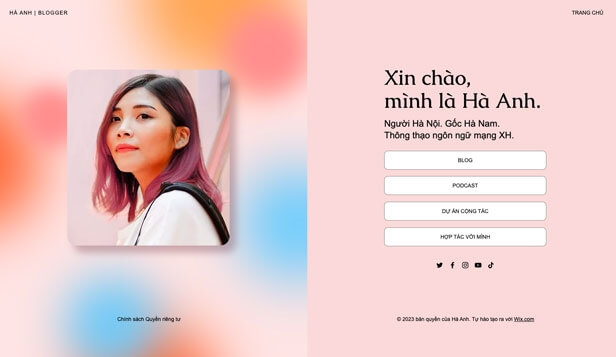 Bạn nên thiết kế website cá nhân