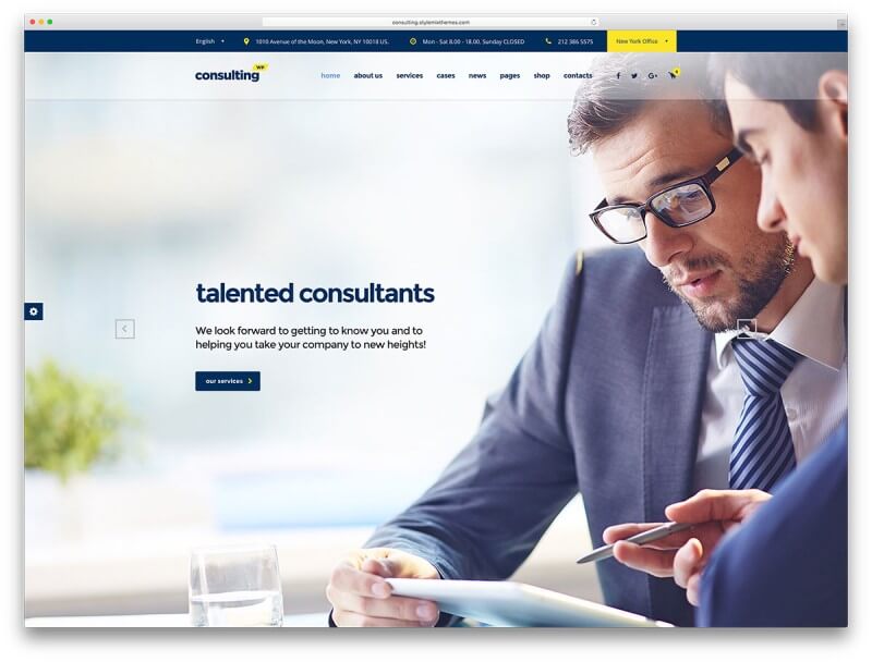 Gợi ý bố cục trang web công ty lý tưởng