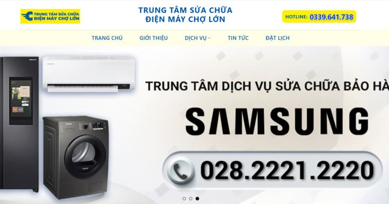 Trang chủ Website sửa chữa điện máy Chợ Lớn